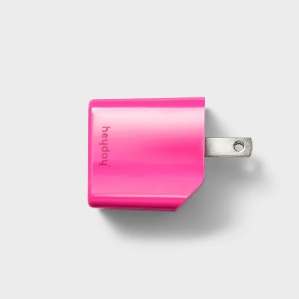 Heyday 2-Port 20W USB-A and USB-C Wall Charger & 3' USB-C to USB-C Cable
